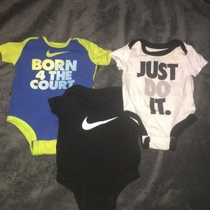 3 Nike onesies for $15